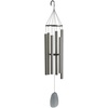 image:imageWoodstock Chimes Signature Collection Bells of Paradise Bronze 32 Decor Designs Wind Chimes for Outdoor Patio Home or Garden Dcor BPMBRSilver