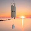 image:imageWoodstock Chimes Signature Collection Bells of Paradise Bronze 32 Decor Designs Wind Chimes for Outdoor Patio Home or Garden Dcor BPMBRSilver