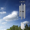 image:imageWoodstock Chimes Signature Collection Bells of Paradise Silver 32 Decor Designs Wind Chimes for Outdoor Patio Home or Garden Dcor BPMS