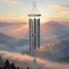 image:imageWoodstock Chimes Signature Collection Chimes of Bali 25 Silver World Music Wind Chimes for Outdoor Patio Home or Garden Decor BWAS