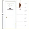 image:imageWoodstock Chimes Signature Collection Chimes of Crystal Silence Medium 27 Antique Silver Wind Chime for Outdoor Patio Home or Garden Decor SLCASMedium  Bronze
