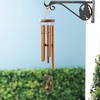 image:imageWoodstock Chimes Signature Collection Chimes of Crystal Silence Medium 27 Antique Silver Wind Chime for Outdoor Patio Home or Garden Decor SLCASSmall  Bronze