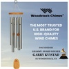 image:imageWoodstock Chimes Signature Collection Chimes of Kyoto 25 World Music Wind Chimes for Outdoor Patio Home or Garden Dcor KWSSilver