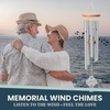 image:imageWoodstock Chimes Signature Collection Chimes of Remembrance 26 Not Forgotten Silver Wind Chimes for Outdoor Patio Home or Garden Dcor RMNF26 Not Forgotten