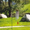 image:imageWoodstock Chimes Signature Collection Singing in The Rain Chime 25 Silver Wind Chimes for Outdoor Patio Home or Garden Dcor RAINMedium