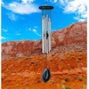 image:imageWoodstock Chimes Signature Collection Woodstock Agate Chime Large 25 Blue Decor Designs Wind Chimes for Outdoor Patio Home or Garden Dcor WAGBLLBlue