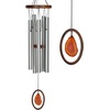 image:imageWoodstock Chimes Signature Collection Woodstock Agate Chime Large 25 Blue Decor Designs Wind Chimes for Outdoor Patio Home or Garden Dcor WAGBLLBrown