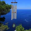 image:imageWoodstock Chimes Signature Collection Woodstock Agate Chime Large 25 Blue Decor Designs Wind Chimes for Outdoor Patio Home or Garden Dcor WAGBLLGreen