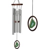 image:imageWoodstock Chimes Signature Collection Woodstock Agate Chime Large 25 Blue Decor Designs Wind Chimes for Outdoor Patio Home or Garden Dcor WAGBLLGreen