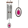 image:imageWoodstock Chimes Signature Collection Woodstock Agate Chime Large 25 Blue Decor Designs Wind Chimes for Outdoor Patio Home or Garden Dcor WAGBLLRed