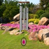 image:imageWoodstock Chimes Signature Collection Woodstock Agate Chime Large 25 Blue Decor Designs Wind Chimes for Outdoor Patio Home or Garden Dcor WAGBLLRed