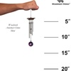 image:imageWoodstock Chimes Signature Collection Woodstock Amethyst Chime Small 21 Decor Designs Wind Chimes for Outdoor Patio Home or Garden Dcor WYBRMedium