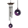 image:imageWoodstock Chimes Signature Collection Woodstock Amethyst Chime Small 21 Decor Designs Wind Chimes for Outdoor Patio Home or Garden Dcor WYBRMedium