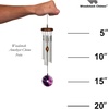 image:imageWoodstock Chimes Signature Collection Woodstock Amethyst Chime Small 21 Decor Designs Wind Chimes for Outdoor Patio Home or Garden Dcor WYBRPetite
