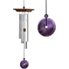 image:imageWoodstock Chimes Signature Collection Woodstock Amethyst Chime Small 21 Decor Designs Wind Chimes for Outdoor Patio Home or Garden Dcor WYBRSmall