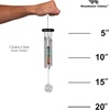 image:imageWoodstock Chimes Signature Collection Woodstock Chakra Chime 17 Bronze Eastern Energies Wind Chimes for Outdoor Patio Home Garden Decor CC7BRCC7