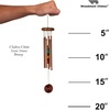 image:imageWoodstock Chimes Signature Collection Woodstock Chakra Chime 17 Bronze Eastern Energies Wind Chimes for Outdoor Patio Home Garden Decor CC7BRCC7BR