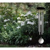 image:imageWoodstock Chimes Signature Collection Woodstock Crystal Meditation Chime 16 Silver Eastern Energies Wind Chimes for Outdoor Patio Home or Garden Dcor CCMC