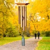 image:imageWoodstock Chimes Signature Collection Woodstock Green Jasper Chime 19 Decor Designs Wind Chimes for Outdoor Patio Home or Garden Dcor WGBR