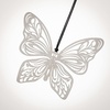 image:imageWoodstock Chimes Signature Collection Woodstock Habitats Chime 21 Silver Wind Chimes for Outdoor Patio Home or Garden Decor HCMHButterfly