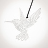 image:imageWoodstock Chimes Signature Collection Woodstock Habitats Chime 21 Silver Wind Chimes for Outdoor Patio Home or Garden Decor HCMHHummingbird