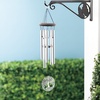 image:imageWoodstock Chimes Signature Collection Woodstock Habitats Chime 21 Silver Wind Chimes for Outdoor Patio Home or Garden Decor HCMHTree of Life