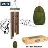 image:imageWoodstock Chimes Signature Collection Woodstock Rainforest Chime 25 Bali World Music Wind Chimes for Outdoor Patio Home or Garden Dcor RFCB