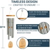 image:imageWoodstock Chimes Signature Collection Woodstock Reflections 22 Serenity Prayer Inspirational and Memorial Wind Chimes for Outdoor Patio Home or Garden Dcor WRSP