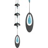 image:imageWoodstock Chimes Signature Collection Woodstock Temple Bells 25 Turquoise Wind Bells for Outdoor Patio Home or Garden Dcor TB3TQ