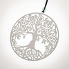 image:imageWoodstock Chimes Signature Collection Woodstock Temple Bells Trio 27 Antique Silver Tree of Life Wind Bells for Outdoor Patio Home or Garden Decor TB3TL