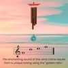 image:imageWoodstock Chimes Signature Collection Woodstock Turquoise Chime Small 21 Decor Designs Wind Chimes for Outdoor Patio Home or Garden Dcor WTBR