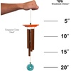 image:imageWoodstock Chimes Signature Collection Woodstock Turquoise Chime Small 21 Decor Designs Wind Chimes for Outdoor Patio Home or Garden Dcor WTBR