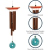 image:imageWoodstock Chimes Signature Collection Woodstock Turquoise Chime Small 21 Decor Designs Wind Chimes for Outdoor Patio Home or Garden Dcor WTBR