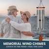 image:imageWoodstock Chimes of Comfort 24 Memorial Wind Chimes for Outdoor amp Garden Tuned to Amazing Grace Sympathy Gift Silver Aluminum Tubes Teak Wood Finish WCOC