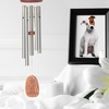 image:imageWoodstock Wind Chimes 20 Pet Sympathy Memorial Wind Chime Paw Print Wind Catcher for Loss of Dog Windchime Dog Remembrance Tribute to a Beloved Pet and Best Friend for Outside MemorialsRainbow Bridge