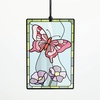 image:imageWoodstock Wind Chimes 26 Butterfly Garden Chime StainedGlass Acrylic Wind Catcher Chimes Silver Aluminum Tubes Windchime for Outside Garden Decor Outdoor Patio and Front Porch