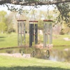 image:imageWoodstock Wind Chimes 26 Vienna Wind Chime StainedGlass Acrylic Wind Catcher Chimes Silver Aluminum Tubes Art Deco Collection Windchime for Outside Garden Decor Outdoor Patio and Front Porch