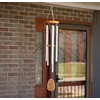 image:imageWoodstock Wind Chimes 39 Reflections Amazing Grace Large Windchime Cherry Finish Ash Wood 5 Silver Aluminum Tubes Wind Chime Inspirational Windchime Tuned to Amazing Grace Hymn