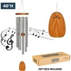 image:imageWoodstock Wind Chimes Amazing Grace Chime Wind Chime Inspirational and Memorial Gifts Wind Chimes for Outside Patio Home or Garden Decor Bronze 16 SmallSilver