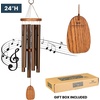 image:imageWoodstock Wind Chimes Amazing Grace Chime Wind Chime Inspirational and Memorial Gifts Wind Chimes for Outside Patio Home or Garden Decor Bronze 16 SmallBronze