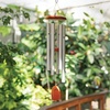 image:imageWoodstock Wind Chimes Amazing Grace Chime Wind Chime Inspirational and Memorial Gifts Wind Chimes for Outside Patio Home or Garden Decor Bronze 16 SmallSilver
