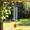 image:imageWoodstock Wind Chimes Amazing Grace Chime Wind Chime Inspirational and Memorial Gifts Wind Chimes for Outside Patio Home or Garden Decor Bronze 16 SmallSilver