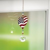 image:imageWoodstock Wind Chimes Crystal Suncatchers American Dream Flag 78 Austrian Crystals Hanging Window Ornament Sun Catcher for Indoor Outdoor Garden Dcor