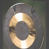image:imageWoodstock Wind Chimes Desk Gong Brass HandHammered Bronze Medium 12  Inch Tall for Meditation Yoga Classrooms Offices Great for Awareness RelaxationBlackBronze