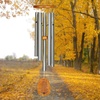 image:imageWoodstock Wind Chimes For Outside Outdoor Garden Patio and Front Porch Decor Inspirational and Memorial Chime 22 Reflections Irish Blessing Wind Chime Silver Gifts WRIB