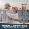 image:imageWoodstock Wind Chimes For Outside Outdoor Garden Patio and Front Porch Decor Inspirational and Memorial Chime 22 Reflections Irish Blessing Wind Chime Silver Gifts WRIB