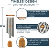 image:imageWoodstock Wind Chimes For Outside Outdoor Garden Patio and Front Porch Decor Inspirational and Memorial Chime 22 Reflections Irish Blessing Wind Chime Silver Gifts WRIB