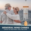 image:imageWoodstock Wind Chimes Garden Decor for Outside Outdoor Patio Decor 56 Inspirational and Memorial Sympathy Wind Chime Porch Decor Gregorian Wind Chime Baritone Deep Toned Sound Silver Wind ChimesGBSSilver