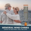 image:imageWoodstock Wind Chimes Garden Decor for Outside Outdoor Patio Decor 56 Inspirational and Memorial Sympathy Wind Chime Porch Decor Gregorian Wind Chime Baritone Deep Toned Sound Silver Wind ChimesGBSSilver