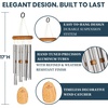 image:imageWoodstock Wind Chimes Garden Decor for Outside Outdoor Patio Decor 56 Inspirational and Memorial Sympathy Wind Chime Porch Decor Gregorian Wind Chime Baritone Deep Toned Sound Silver Wind ChimesGBSSilver
